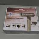 Shark SpeedStyle Pro Flex Professional Performance High-Velocity Hair Dryer System with Scalp Shield & IQ Speed Styling and Drying Suite, Lightweight, Ionic, No Heat Damage, Mocha Silver, HD542