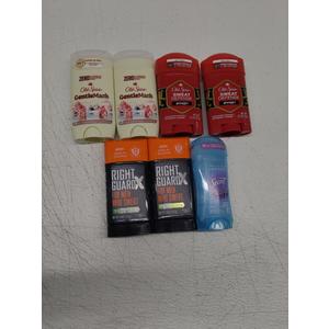 1. Old Spice GentleMan's. 2.Old Spice Sweat Defense. 3.Right Guard Xtreme. 4.Secret Fresh Antiperspirant Deodorant for Women