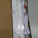 LED Under Cabinet Lighting Hardwired or Plug in, 12 Inch 6W, Dimmable 5 Color 2700K/3000K/3500K/4000K/5000K, Linkable Eyes Care Design Counter Lights for Kitchen, Sink, ETL Listed, White