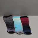 Diu Life 3 Pairs Plus Size Compression Socks for Women and Men Wide Calf Extra Knee High Support for Circulation (5X-Large, 02 Blue/Red/Gray)