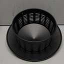 Cone Top Chimney Cap, RoundChimney Cover Cap Outside Roof Fireplace Screen Cover Exterior Stove Pipe Topper (Black, 6in-1)