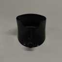 Flour Funnel for KitchenAid Mixer 5 Qt, Anti-Splash Attachment for Tilt-Head Stand Mixer 4.5 & 5 Quart (KSM150), Dishwasher Safe No-Mess Baking Tool, Easy Pour Accessory (Black)