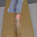 WOPITUES Floating Shelves with Black Metal Guardrail, Shelves for Wall Decor Set of 3, Wall Shelves for Bedroom, Bathroom, Kitchen, Living Room, Plants, Picture Frames, Art- Black (15.7 inch)