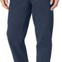 Amazon Essentials mens Straight-Fit Chino Jogger Pant (Large, Navy)