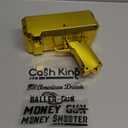 Money Gun Shooter  RUVINCE Gold Money Gun for Movies That Look Real, Prop Gun Make it Rain, Handheld Cash Gun for Game Movies Party