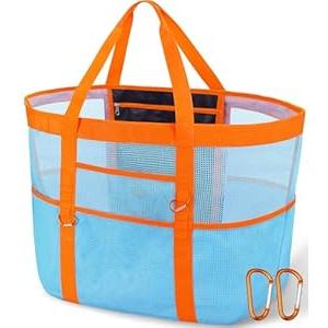 XX-Large Beach Bag For Women, 12 Pockets