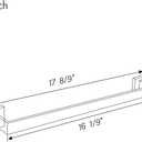 BANOLUX Towel Rack, 16-Inch Single Towel Bars for Bathroom, Towel Racks for Bathroom Wall Mounted SUS304 Stainless Steel Hand Towel Holder Organize Heavy Duty, Chrome Towel Bar
