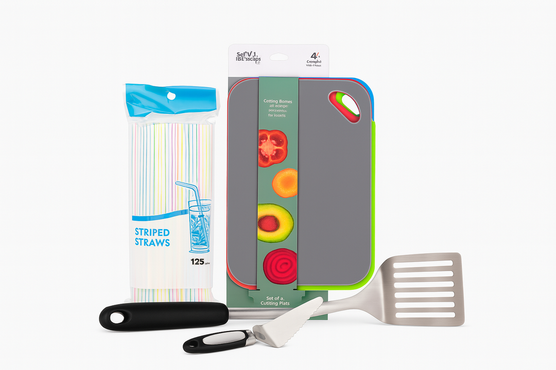Assorted Kitchen Essentials Set, Pack of 4