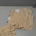 BelleLovin Womens Sexy Sheer Long Sleeve Cardigan See Through Mesh Cover Up (XX-Large, Apricot)