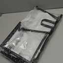 Mustorn Pots and Pans Organizer Under Cabinet, 21.6" Deep Pull Out Pot Lid Organizer Holder with Guardrail Adhesive Pot and Pan Holder Rack with 10 Adjustable Dividers1 Pack(Black)