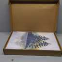 HPNIUB Large Green Mountain Framed Canvas Wall Art Set, Nature Foggy Forest Lake Reflection Wall Decor,Modern Pine Tree Artwork,Watercolor Landscape Art Print for Living Room,Bedroom,Office-16 x24 x3 (16"x24"x3, Nature Mountain Wall Art)