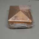 Tandefio 4 Pcs 6x6'' Solid Copper Post Caps Fence Pyramid Decking Caps with Screw for Metal Wood Cedar Fence Deck Corridors Mailbox Posts End Cover