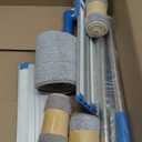 Microfiber Wet Mops 24 in Heavy Duty Flat Floor Mop Adjustable Handle with 4 Washable Mop Clothes