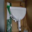 Libman FlexTech Broom with Dustpan Combo Set for Sweeping Indoor and Outdoor Floors, Pet, Dog Hair Broom, 55 Precision Angle Broom, 3 Piece Handle, 11" Wide, 10.25" Wide Dust Pan