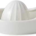 RSVP International Porcelain Kitchen Tool Collection, Citrus Juicer/Stainer, White