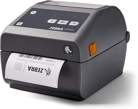 Zebra ZD620d Direct Thermal Desktop Printer 203 dpi Print Width 4 in Ethernet Serial USB ZD62042-D01F00EZ