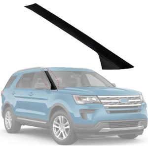 CARMOCAR A-Pillar Front Molding Windshield Outer Trim Right (Passenger Side) Replacement for Ford Explorer 4 Door Utility 2011-2019 Replaces BB5Z-7803145-AA BB5Z-7803137-AB 1 Pack (Outer(Right 1 PACK))