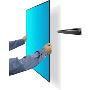 No Stud TV Wall Mount, 32-75 inch TVs Drywall Studless Bracket, No Damage, No Drill, Non Screws, 1 Minutes Easy Install TV Hanger fits VESA 100x100 to 600x400, Include Hardware Levels