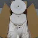 2 Packs Halloween Decorations Outdoor,Halloween Light Up Spooky Ghost Decor, Ghost Decor with Adjustable Height for Porches Yards Gardens Lawn, Easy to Assemble Ghost Decorations