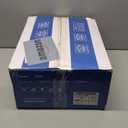 Mpayel Ceiling Fans with Lights and Remote, 46 Inch Flush Mount Low Profile Ceiling Fan with Light, Ceiling Fan for Bedroom Living Room, Quiet DC Motor, Reversible, Dimmable LED, Silver