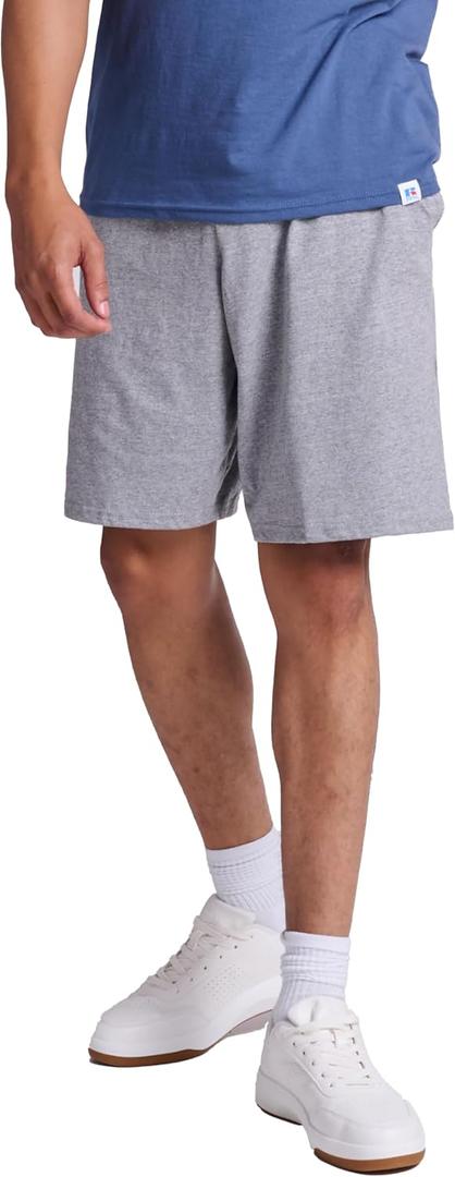 Russell Athletic Mens Cotton & Jogger with Pockets Short, Basic Cotton - Oxford, 3X-Large US