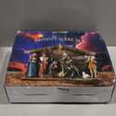 Christmas Nativity Scene Set - 12" W One Piece Holy Family Sculpture with Manger, Nativity Religious Tabletop Decorations, Hand Painted Resin Catholic Decor for Tabletop & Shelf