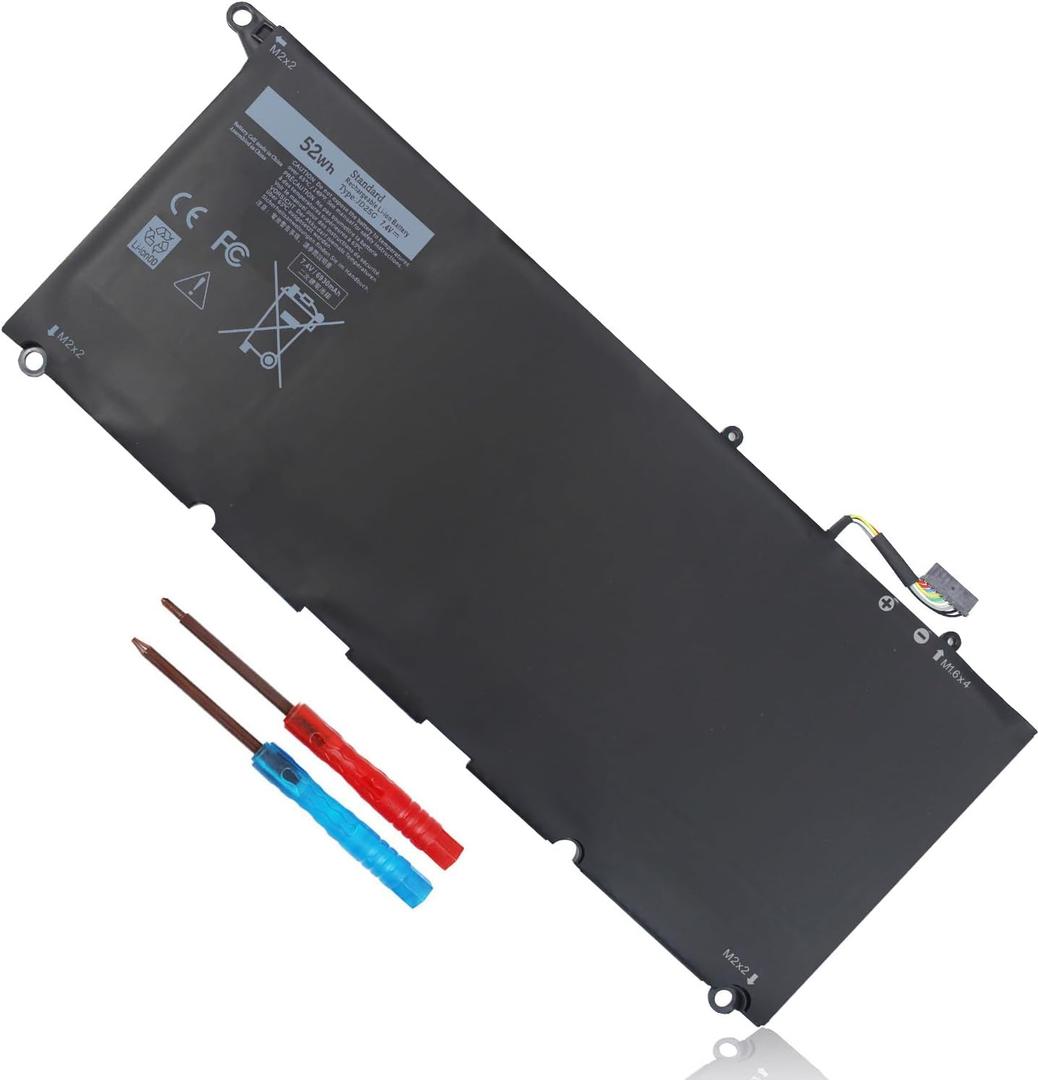 Emanjor JD25G Battery Compatible with Dell XPS 13 9343 9350 XPS13 13-9350 13-9343 13D-9343 P54G 90V7W JHXPY 5K9CP 0N7T6 0DRRP RWT1R