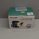 Soliom- Bird Feeder with Camera, 5W Solar Powered, AI Identify Species, Smart Wild Bird Watching, 2K Live View, Instant Arrival Alerts,Large 2.7L Seed Capacity, Metal Squirrel Chew-Proof - BF08 Green