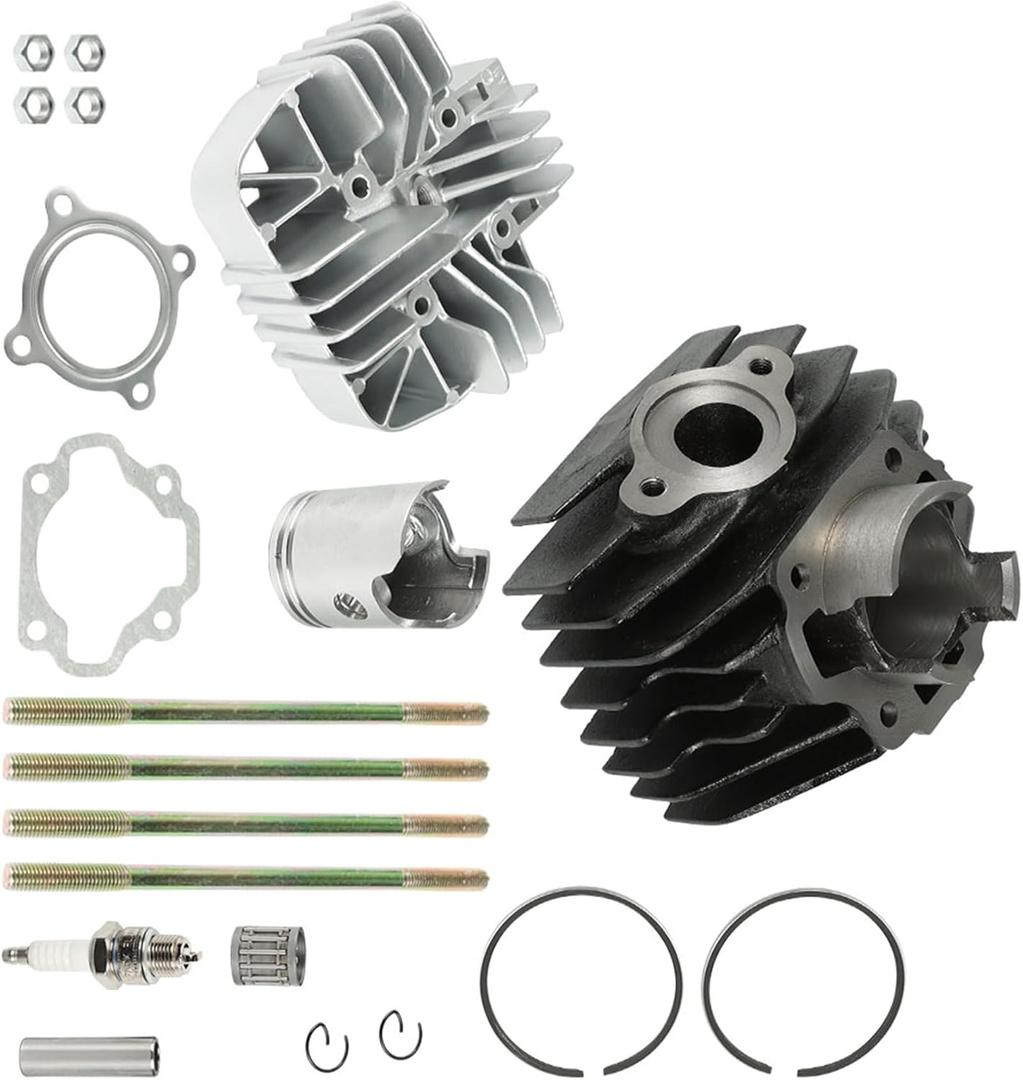 WFLNHB Cylinder Gasket Piston Ring Kit Replacement for Yamaha PW 80 PW80 1983-2006 Replacement for 21W-11111-00-00 1W7-11181-00-00