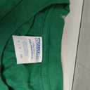 One Lucky Lunch Lady Shamrock Messy Bun Funny St Patrick Day T-Shirt (Green, S)
