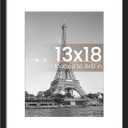 upsimples 13x18 Picture Frame, Wall Decor Poster Frames, Black 1 Pack