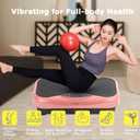 Vibration Plate Exercise Machine Vibrating Plate Fitness Platform, 330lbs
180 Levels 5 Programs Power Vibrating Plate Shake Board Platform with Remote Control and User Manual, Fitness for Women Men