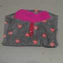 Rbenxia 1 Piece of Grey Dog Heart Sweater with Leash Ring Soft Fleece Vest Dogs Pullover Warm Jacket Pet Dog Clothes Winter Dogs Outfits for Large Puppy Cat Pets (Large)