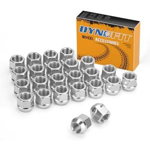 Dynofit M14x2 Open Lug Nuts Compatible with 2000-2014 Ford F150 Expedition, 14mmx2.0 Wheel Nuts for Excursion Lobo Transit Lincoln 6 Lug Wheel, 24pcs 22mm H Zinc Aftermarket Open End Tuner Nut