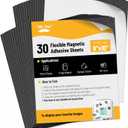 Mr. Pen- Flexible Magnetic Sheets with Adhesive Backing, 8" x 10", 30 Pack, Magnet Sheets with Adhesive