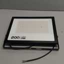 MIHEAL 200W LED Flood Light, Warm White 3000K, IP66 Waterproof Super Bright Work Light, 110V, Outdoor Floodlight for Yard, Garden, Garage, Lawn, Court