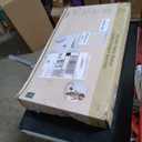 WOODENFUN Wooden Baby Push Walker for 1 Year Old and up, Toddler Shopping Cart Push Toys for Boys Girls (White)