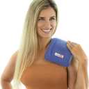ThermiPaq Reusable Hot Cold Pack Ice Pack for Injuries - Shoulder, Elbow, Ankles, Back and Knee, Medium, 12 inches x 6 inches, Reusable Heat Pack, Blue