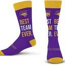 For Bare Feet Best Team Ever Crew Sock NCAA 2 Pack