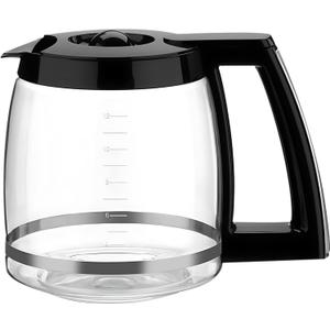 12-Cup Glass Carafe Replacement for Cuisinart Coffee Maker Models DCC-1200, DCC-1100BK, DCC-2650, CHW-12, CHW-12P1, DGB-550BK, DGB-550BK1, DGB-625BC, DGB-700BC, and SS-12 | Part# DCC-1200PRC