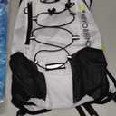 Lightweight Hydration Backpack, Running Backpack with 2L Water Bladder, Hydro Water Daypack for Cycling Hiking Rave for Men Women (White)