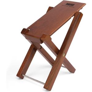 Guitar Stool Foot Rest, Adjustable Foot Stool Folded Wooden Guitar Pedal,Pedicure Foot Stool Footrest 4 Level (Rosewood)