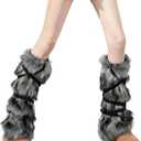 Faux Fur Fuzzy Leg Warmers Furry Boot Covers for Women Fluffy Boot Cuffs Shoes Cover Sleeves Costumes Accessories
.