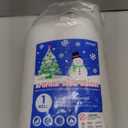 Snow Blanket for Christmas Decorations - 94 x 31 Inch Large Artificial Snow Blanket for Christmas Village Displays, White Winter Dcor - Thick Fluffy Faux Snow Backdrop Xmas Party Christmas Tree Base