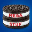 2 x OREO Mega Stuf Chocolate Sandwich Cookies, Party Size, 1 lb 9.35 oz (EXP 04/02/26)