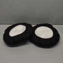 Augld 2 Pack Bar Stool Cushions with Elastic Band Stool Cover 12 Inch Black