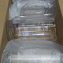 Tessco for you 3 Pcs Plastic Pitchers 60 Ounce Clear Restaurant Jug Large Water Pitcher Carafe Serve Milk Tea Juice Drink for Parties Container Dispenser Beer Jar (Classic)