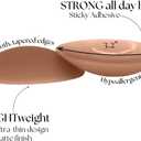 POPPY Nipple Covers | Pasties | Nipple Coverage for Women | Sticky bra | Adhesive bra | Strapless bra | Reusable | 1 pair (Bronze)