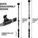 Golf Swing Trainer,Adjustable Portable Golf Training Aid to Improve Hinge, Forearm Rotation, Shoulder Turn,Beginners Improve Golf Swing Exerciser Training Aid (Black)