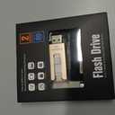 GNASEET 256GB USB Flash Drive for Phone and Pad, Photo Stick High Speed External USB Thumb Drives Photo Storage Memory Stick for Save More Photos and Videos (Gold, 256GB)